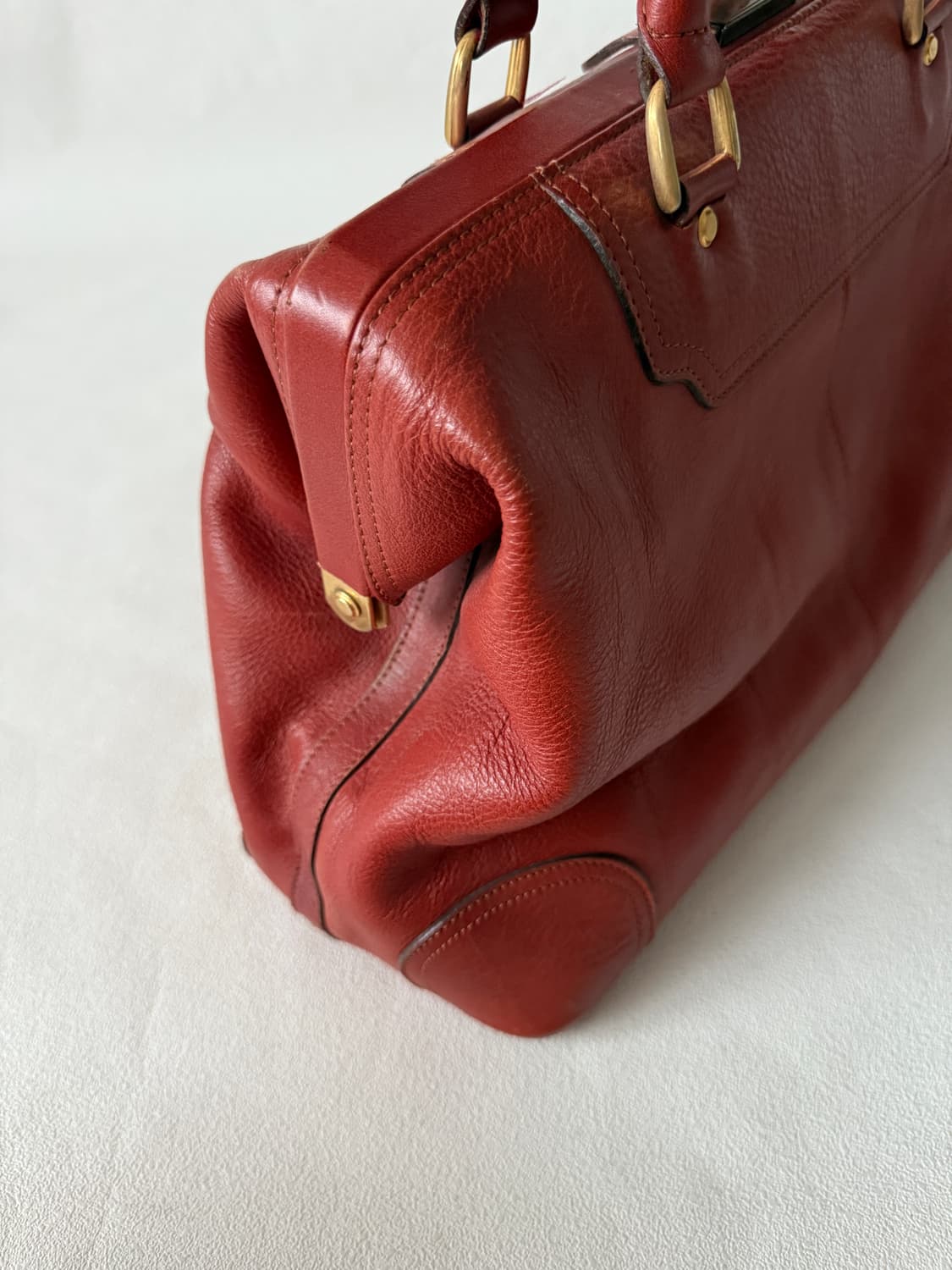 란체티(LANCETTI) 레더 닥터 보스톤백 상품이미지8