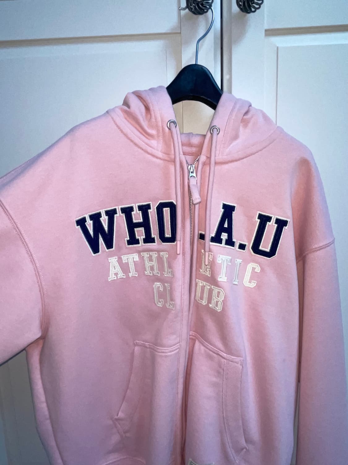 후아유 후드집업 핑크 L 상품이미지1