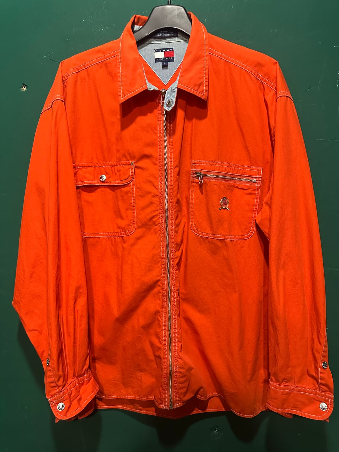 타미 빅로고 셔츠자켓 110사이즈 상품이미지2