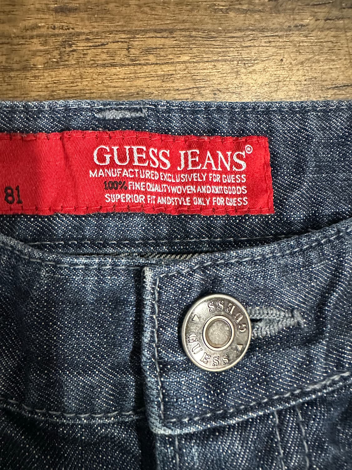 빈티지 GUESS JEANS 게스 워싱 데님 청바지 34 상품이미지4