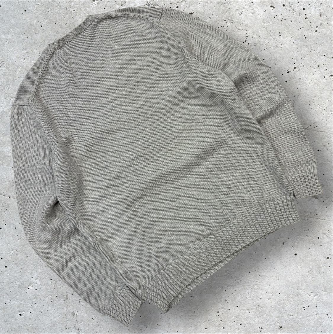 [L] 폴로 랄프로렌 코튼 니트 스웨터 그레이 B787 상품이미지2