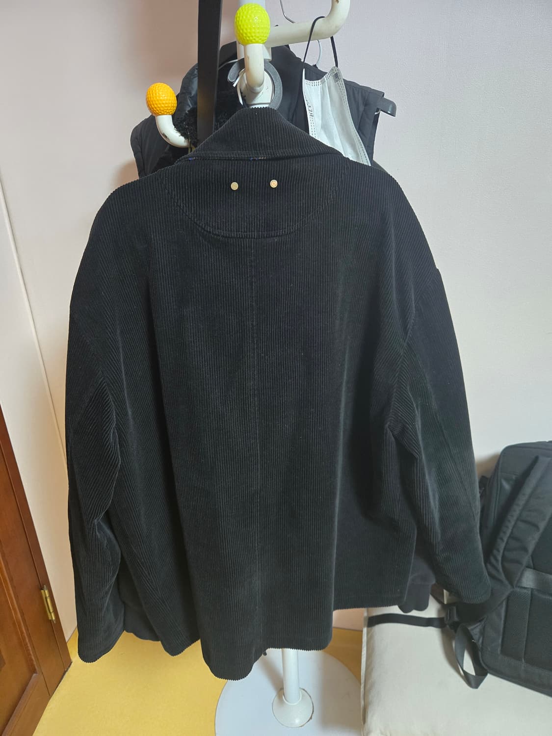 앤더슨벨 블랙 코듀로이 더플 자켓 XL 상품이미지4