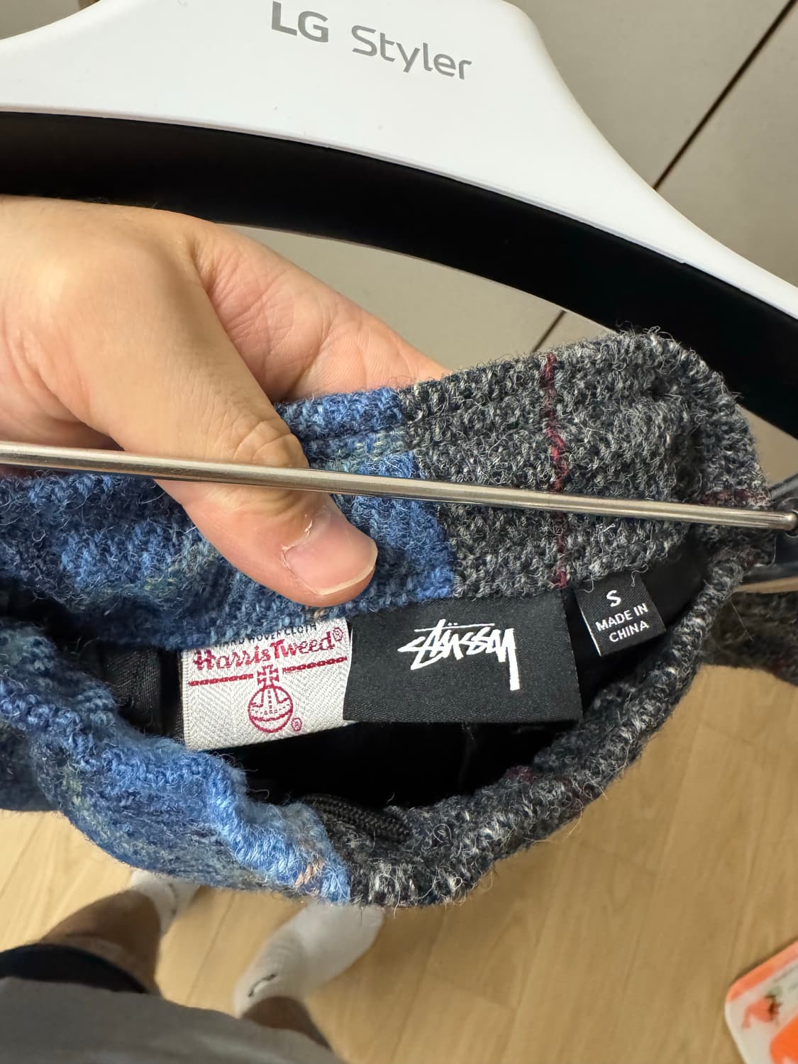 스투시 x 해리스트위드 체크 셋업 상품이미지8