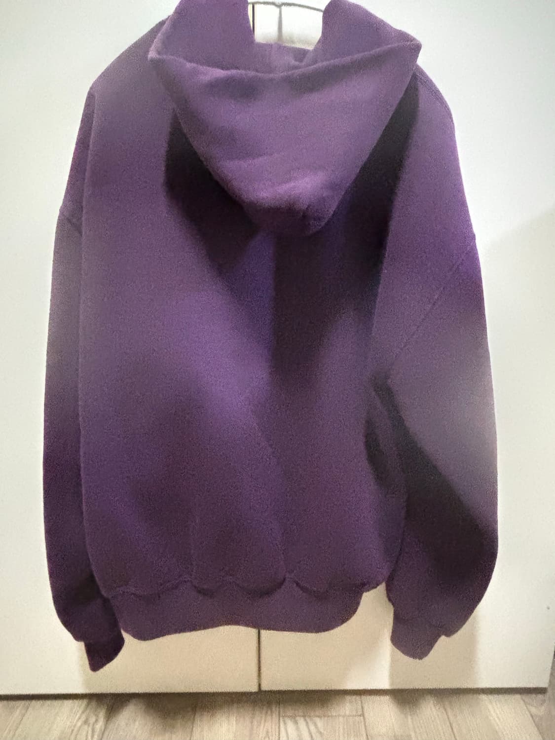 90s 러셀 후드집업 버건디 상품이미지2