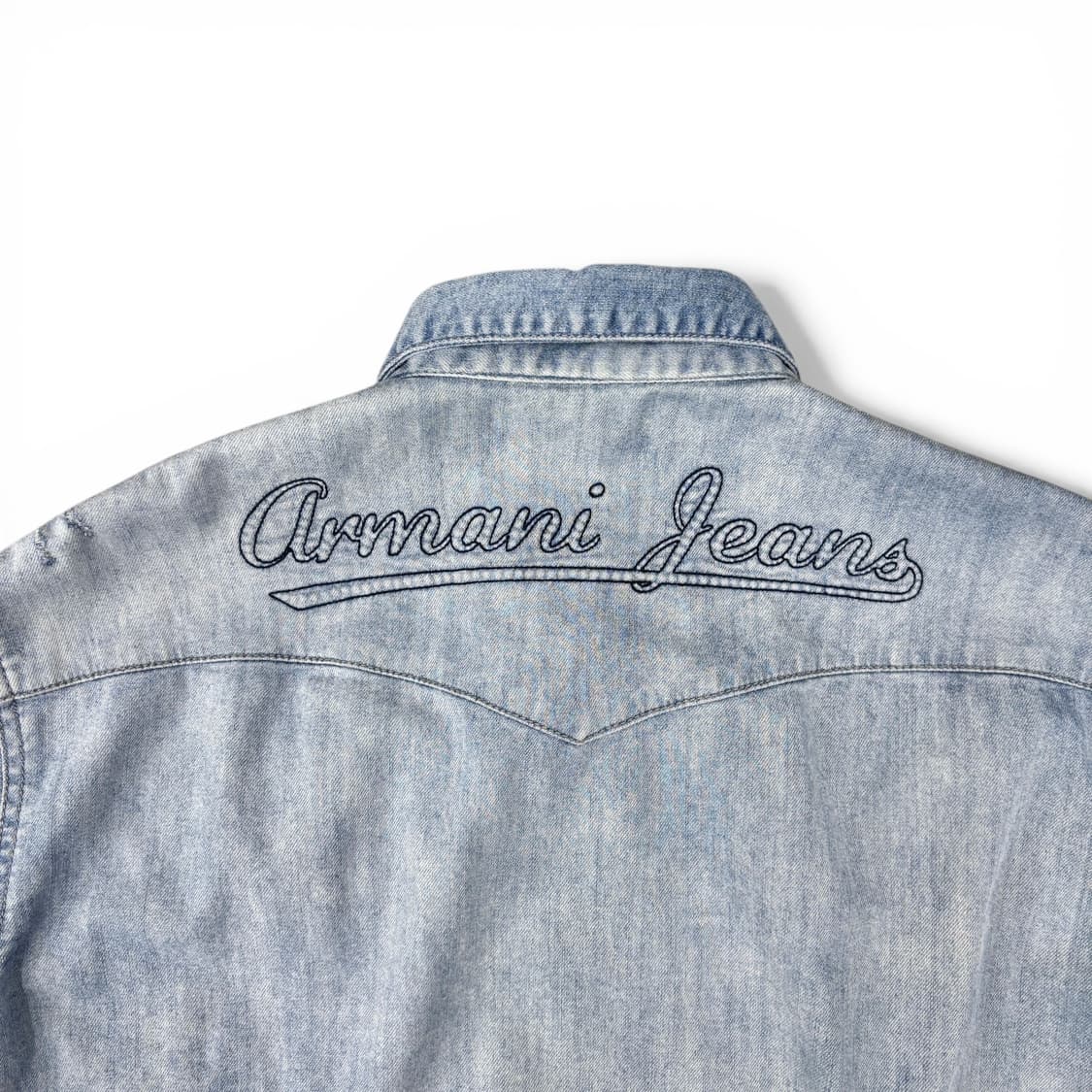 00's 아르마니 진스 데님 셔츠 상품이미지3