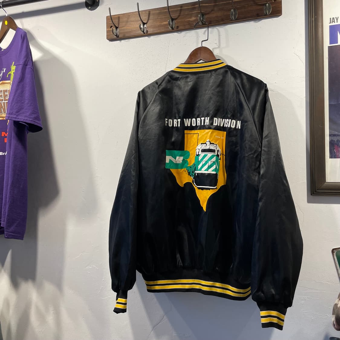 usa 빈티지 새틴자켓 3XL 상품이미지3