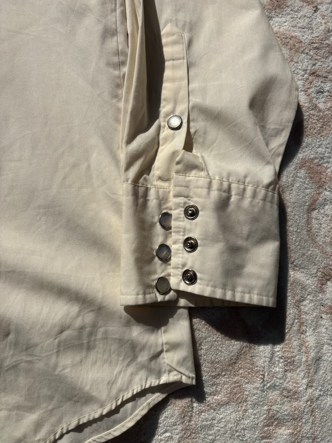 Vintage Cream cowboy Western Shirt 상품이미지5