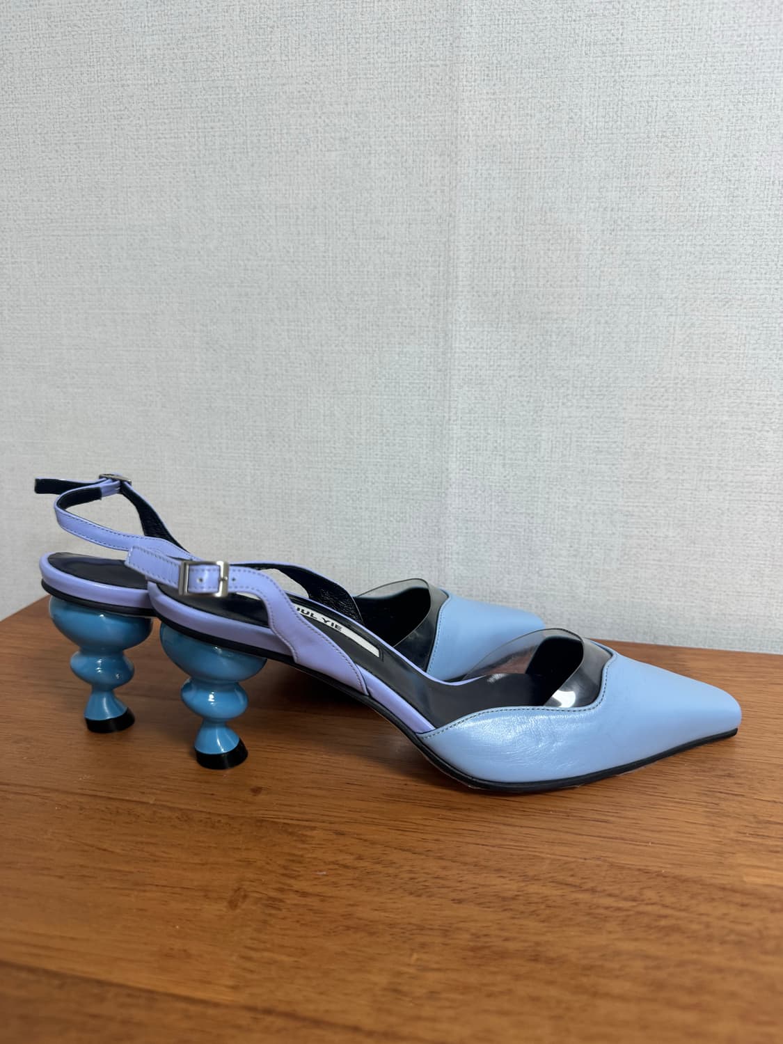 율이에 펌프스 스틸레토 pvc 샌들 힐 뮬 235 상품이미지3