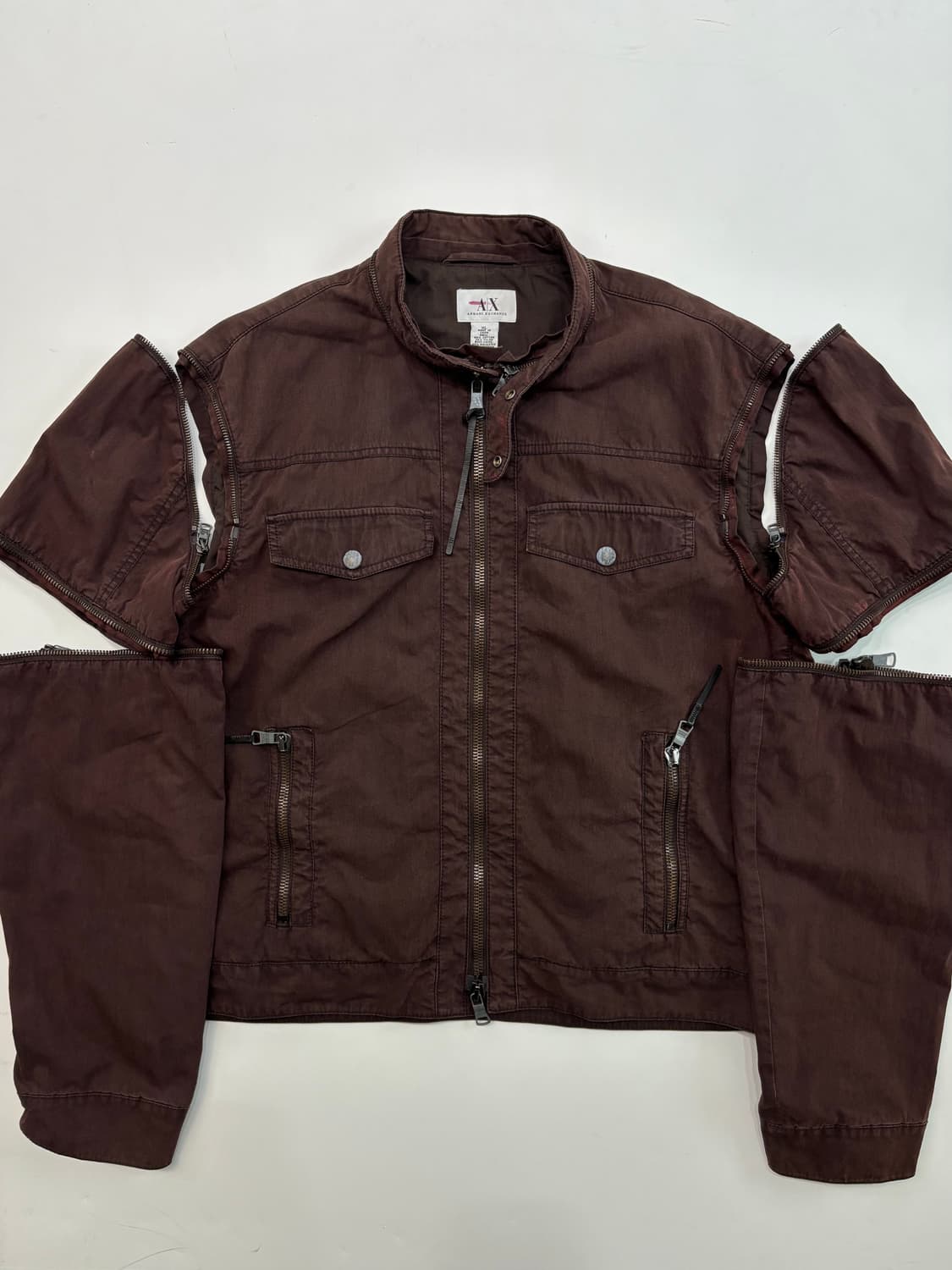 Armani Exchange 아르마니 브라운컬러 봄버자켓 상품이미지4