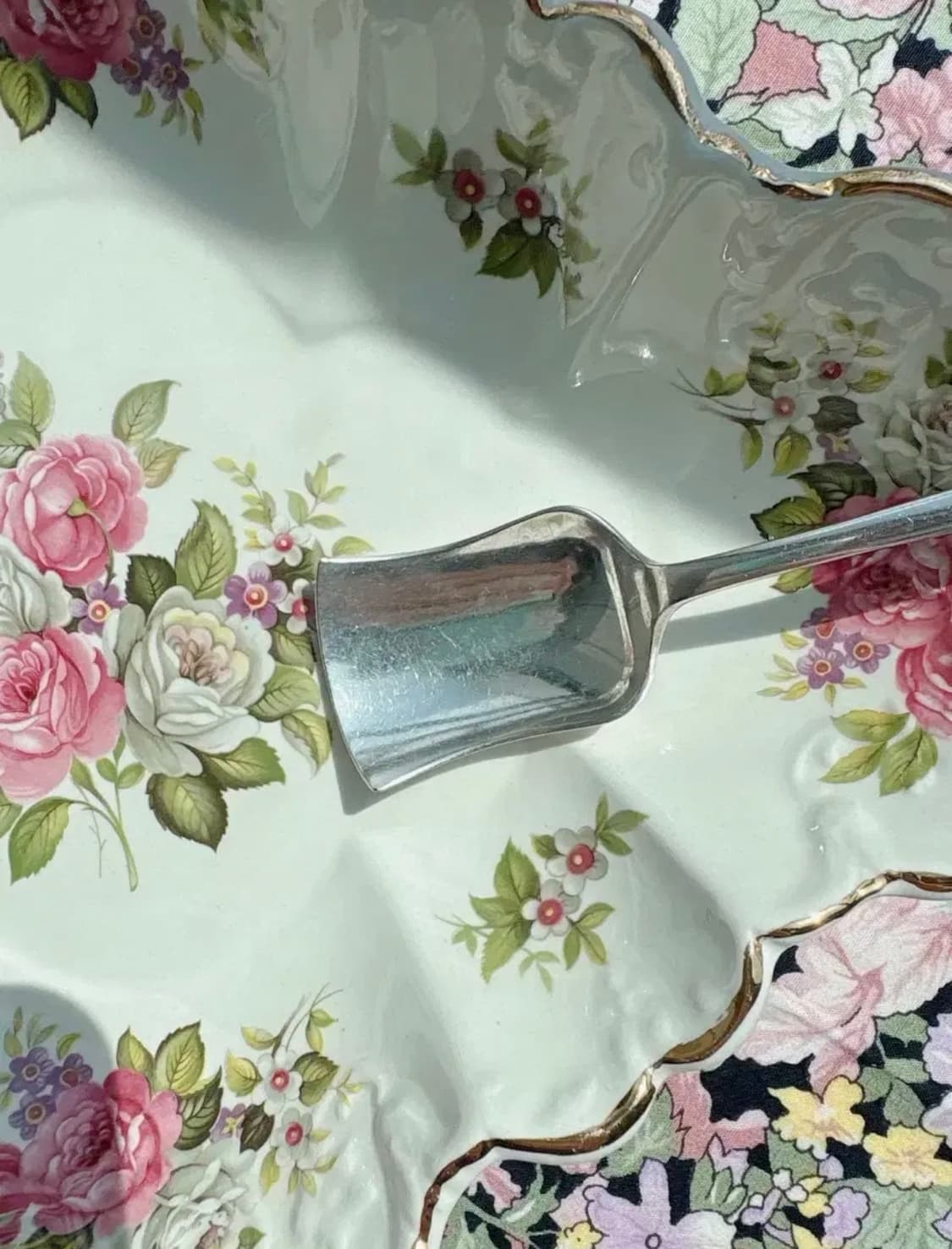 영국 빈티지 Walker & Hall 실버플레이트 치즈스쿱스푼 상품이미지2