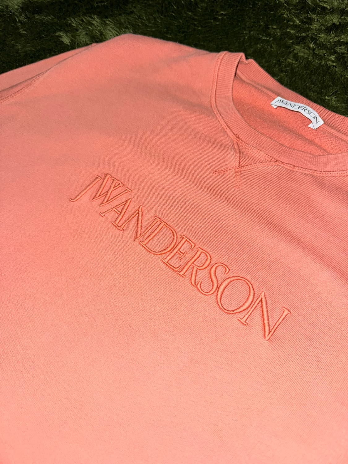 [XL] JW앤더슨 엠브로이더리 로고 루즈 핏 스웻셔츠 상품이미지2