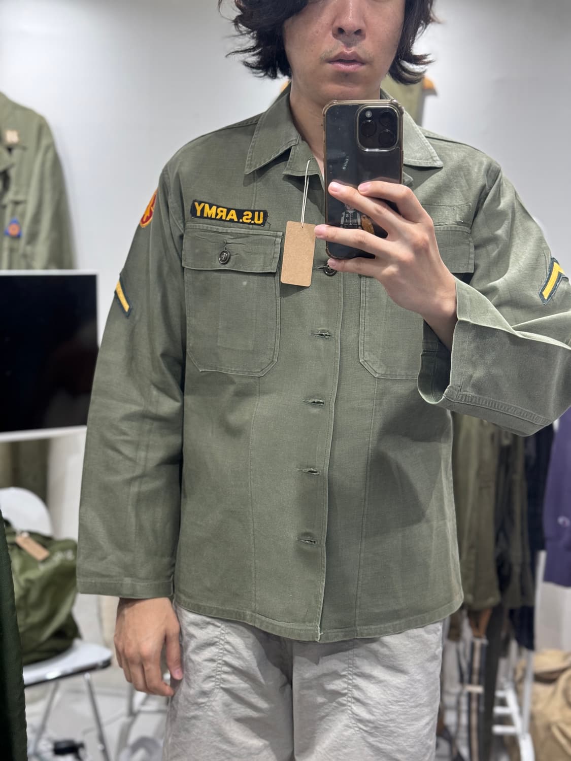 50s US Army 1세대 og107 셔츠 상품이미지6