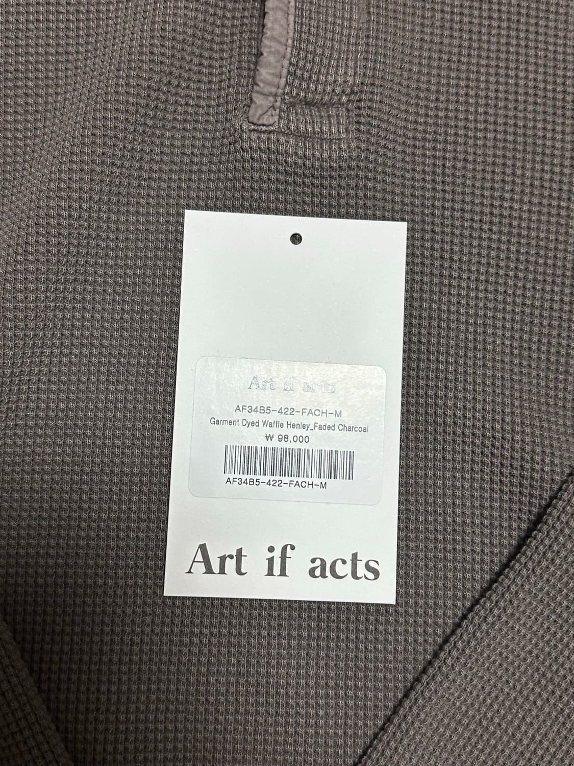 아트이프액츠 헨리넥 새상품 상품이미지2