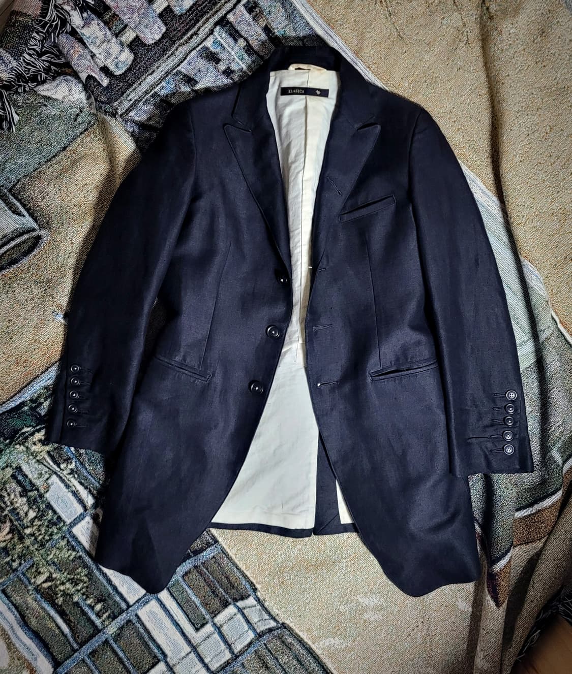 클라시카 린넨 블레이저 자켓 상품이미지1