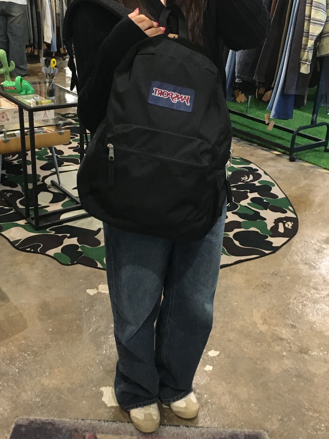 잔스포츠 백팩 블랙 상품이미지5