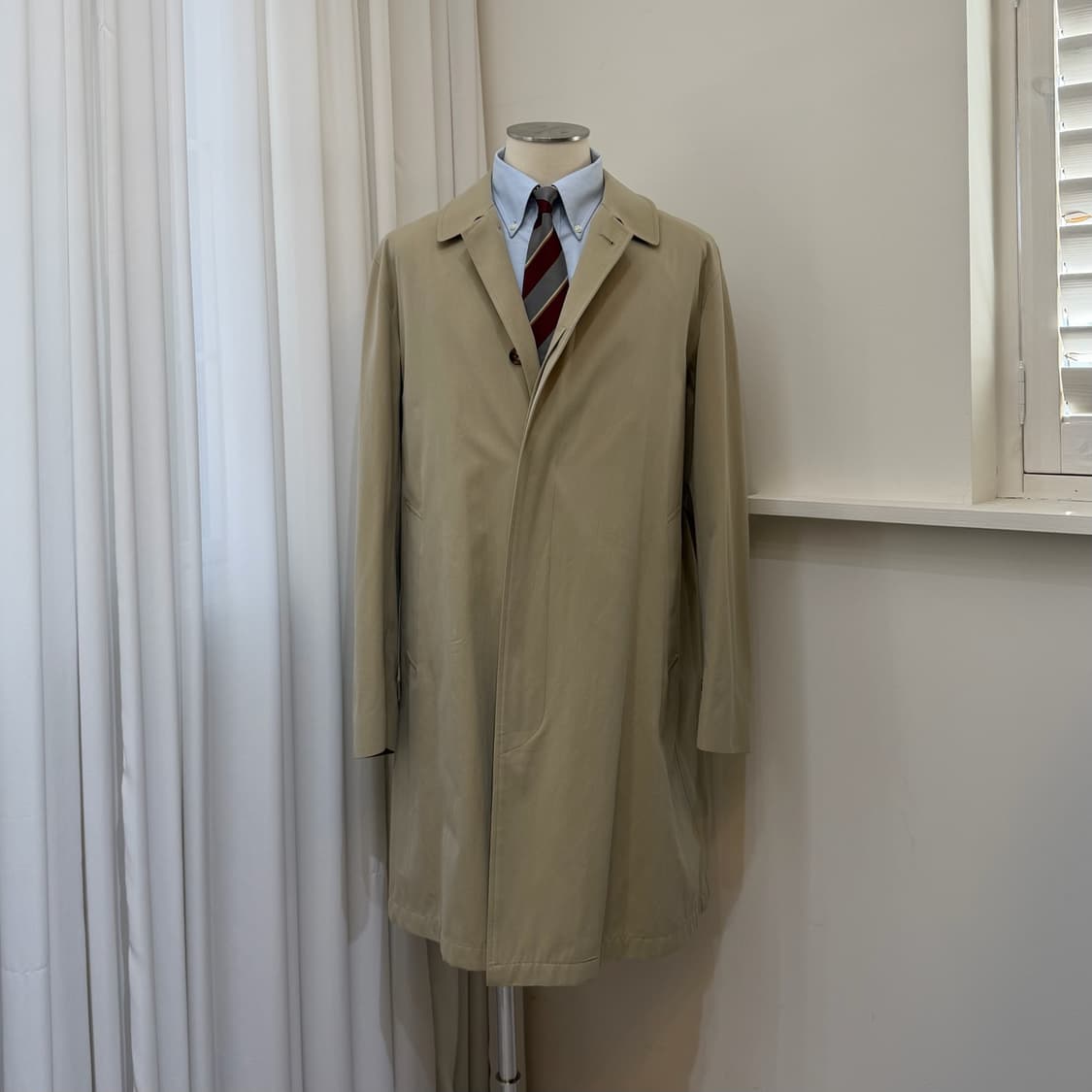 Burberry London 면 100% 발마칸 코트 상품이미지3