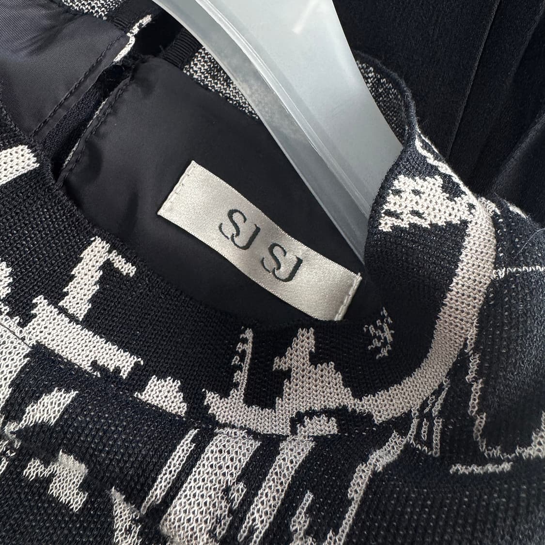 SJSJ 니팅 블록 플리츠 원피스 상품이미지3