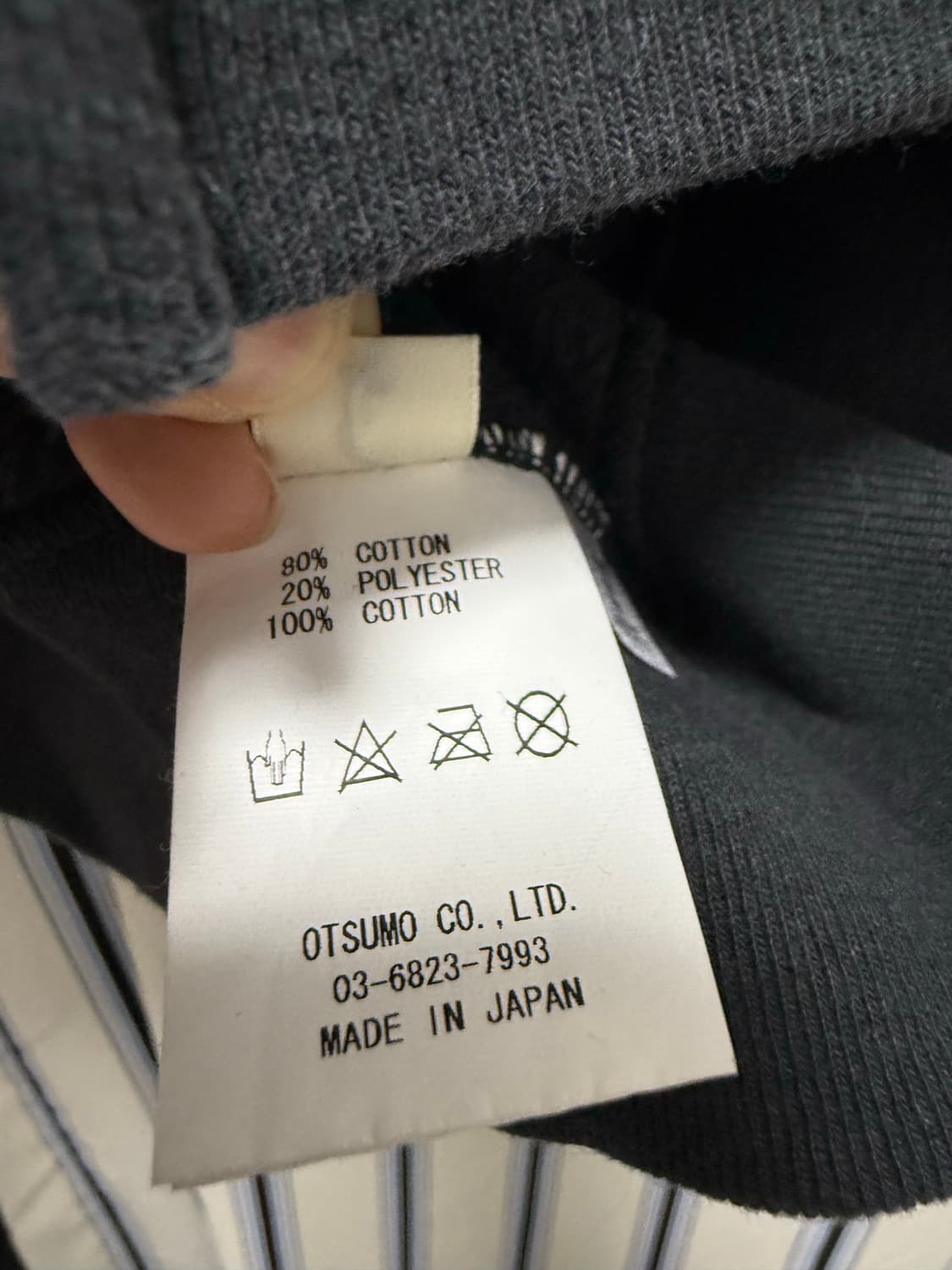 휴먼메이드 후드집업 블랙 L사이즈  상품이미지6