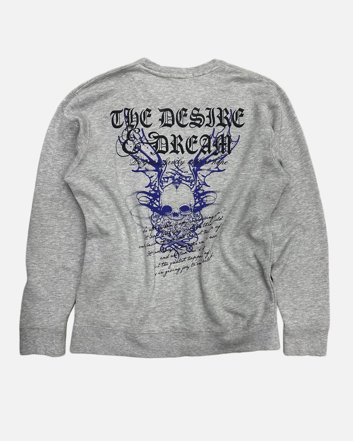 skull gothic lettering sweatshirt 상품이미지4