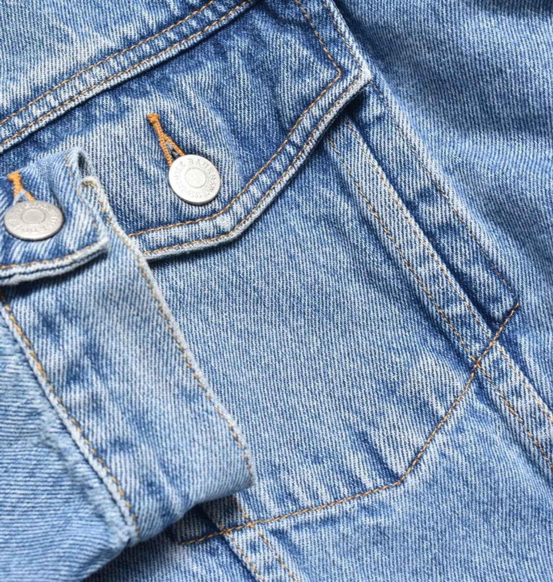 90S 에디바우어 빅사이즈 오버핏 데님 트러커 청자켓 N1019 상품이미지9