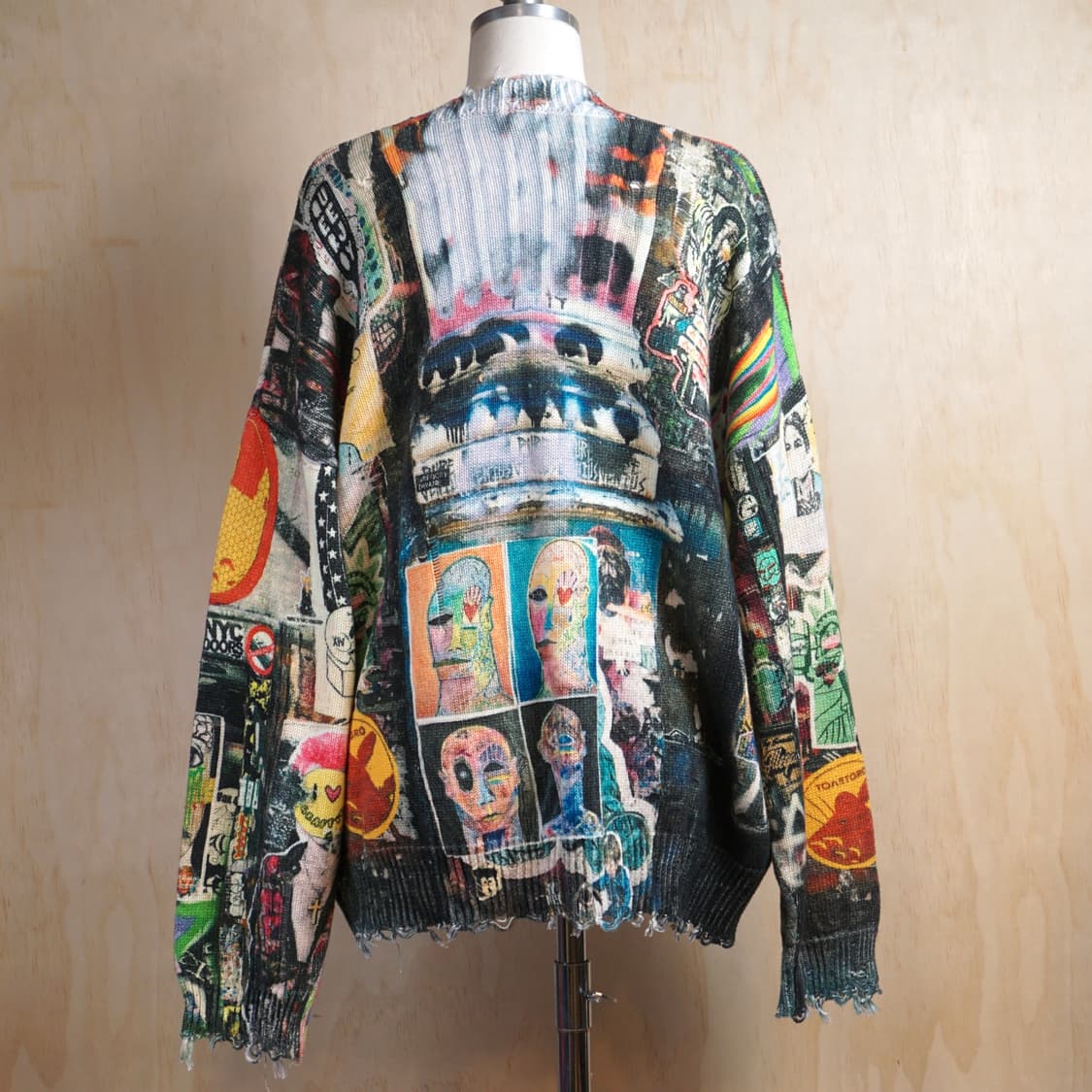 R13 그래피티 디스트로이드 스웻셔츠 상품이미지5