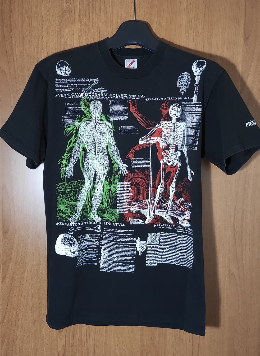 90s anatomy 해부도 티셔츠 상품이미지1