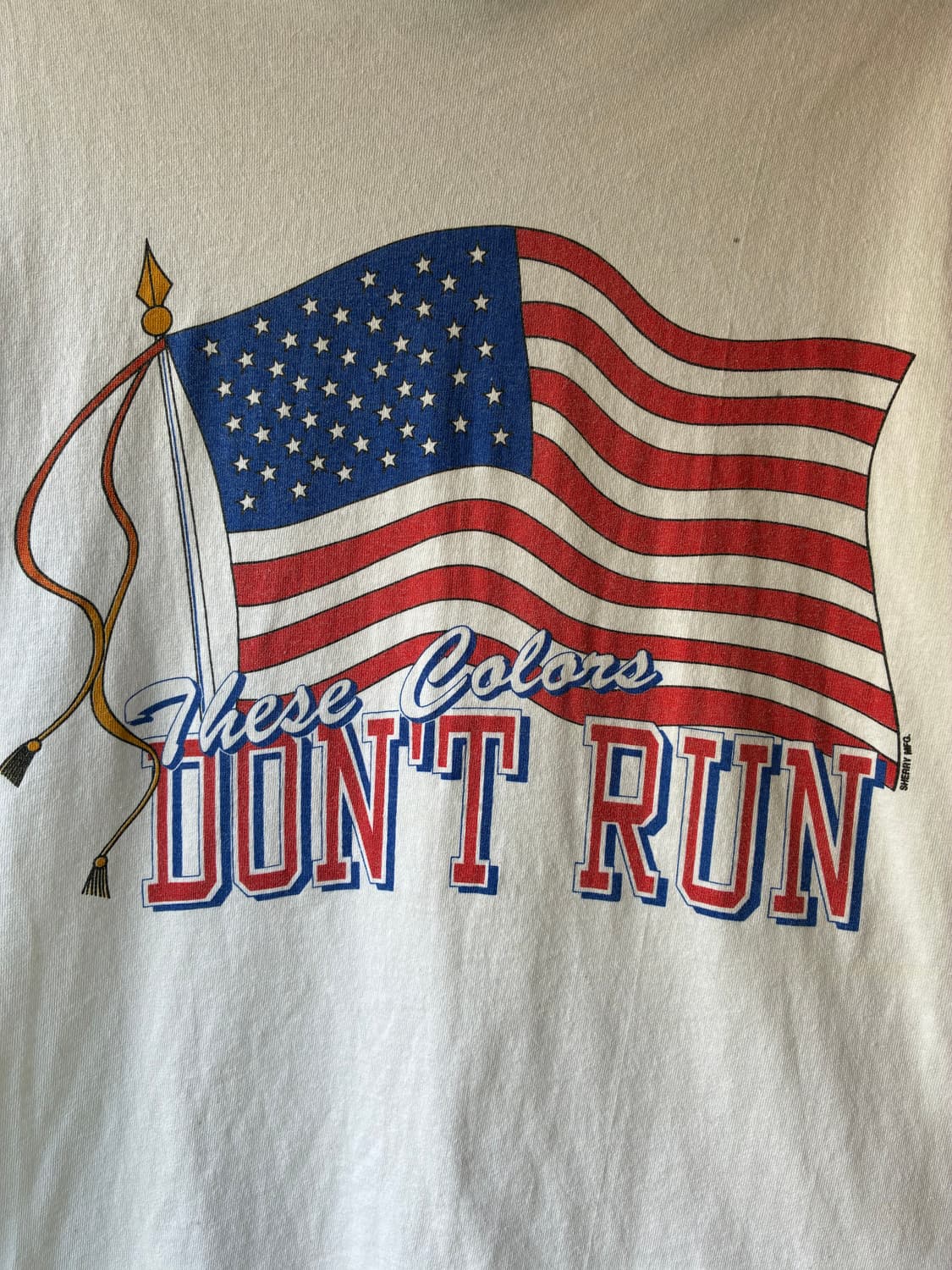 90s Vintage USA Flag Graphic Tee 상품이미지4