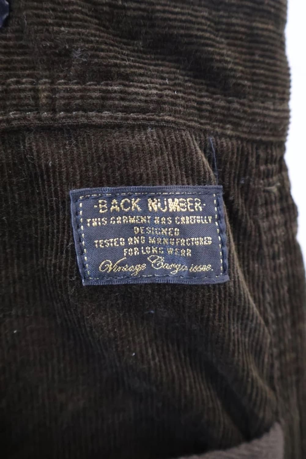 BACK NUMBER Vintage Corduroy Cargo Pants 상품이미지7