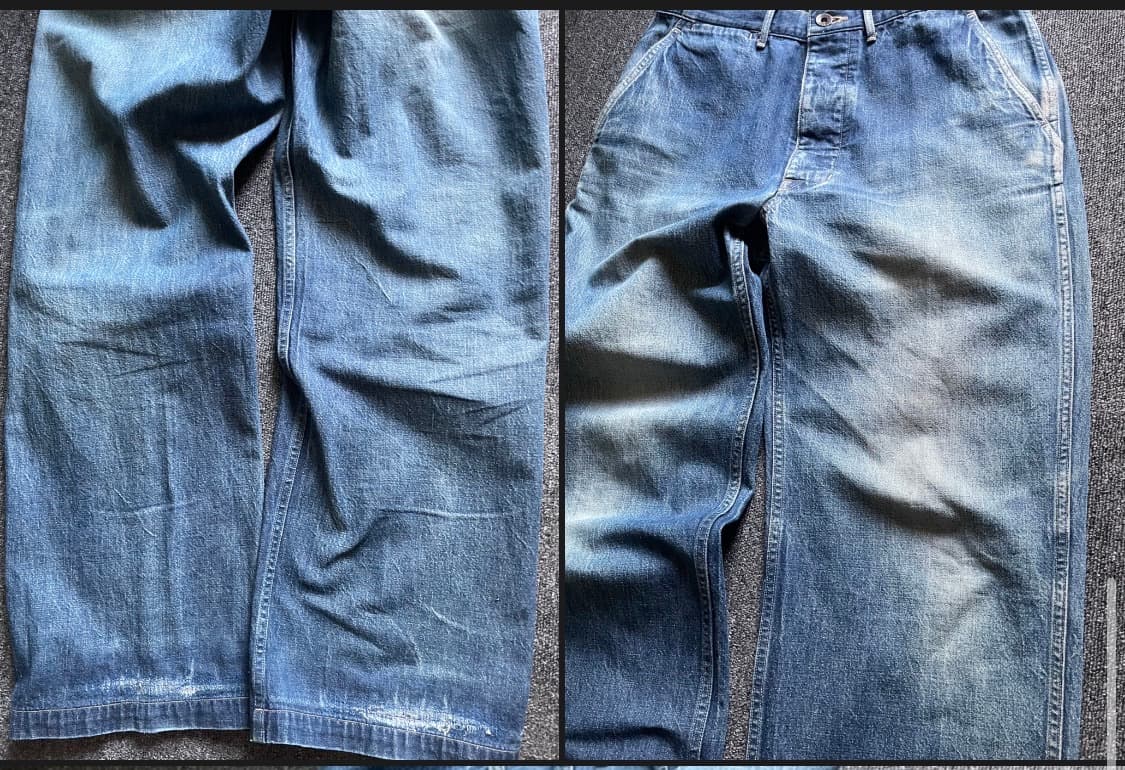 올드 피그벨 데님 밀트라우저 (실사이즈30-31) 상품이미지10