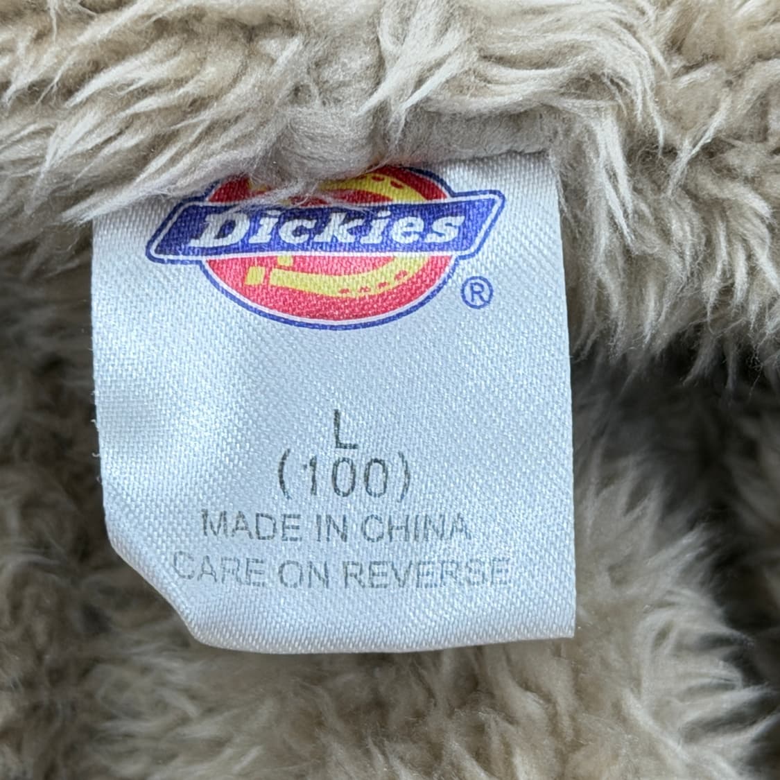 디키즈 빈티지 쉐르파 보아털 후드집업 자켓 버건디 마룬 레드 L 상품이미지5