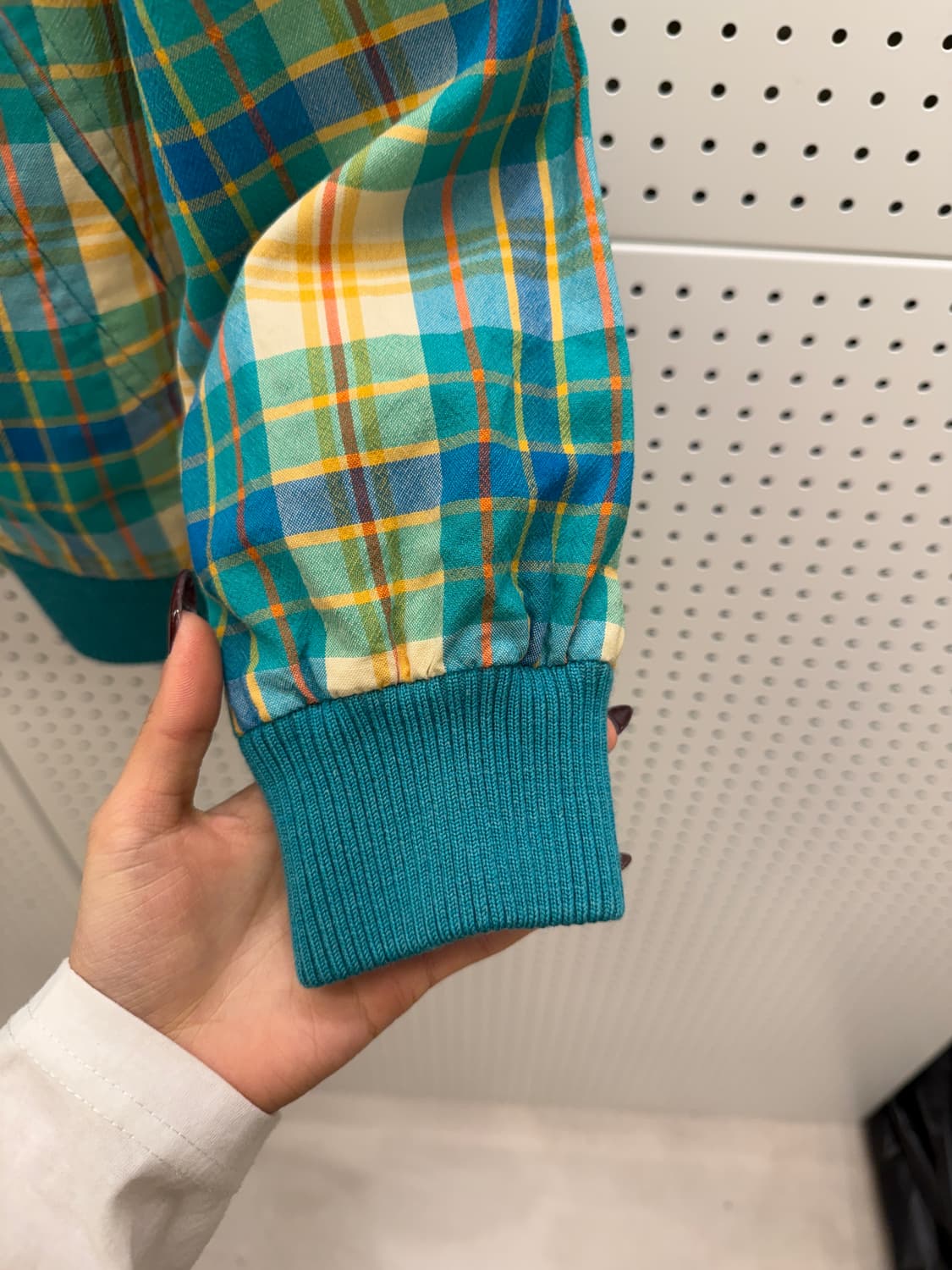 라코스테 체크 블루종 자켓 U1114 상품이미지4