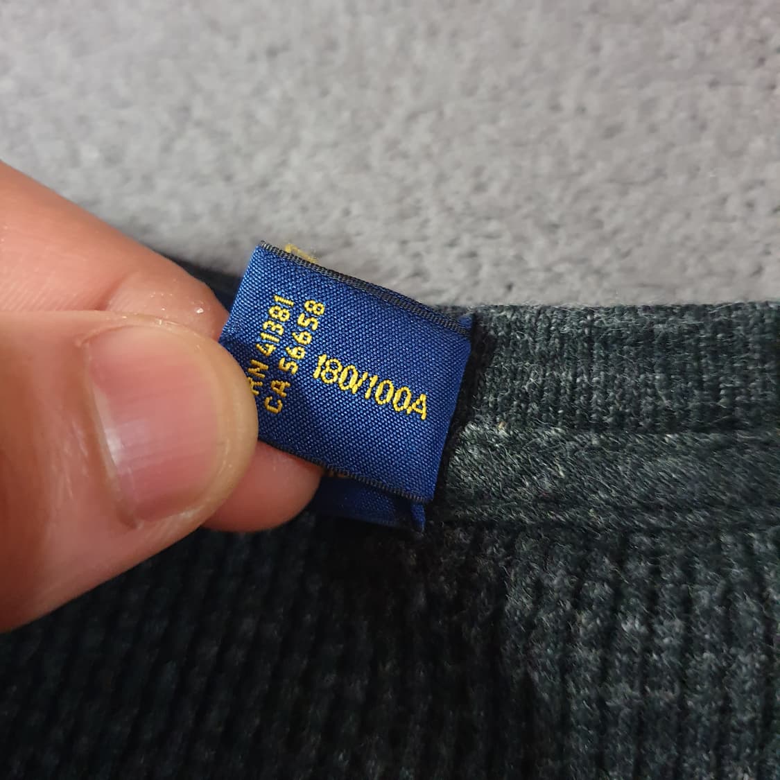 폴로 와플 니트 롱슬리브 L 상품이미지6