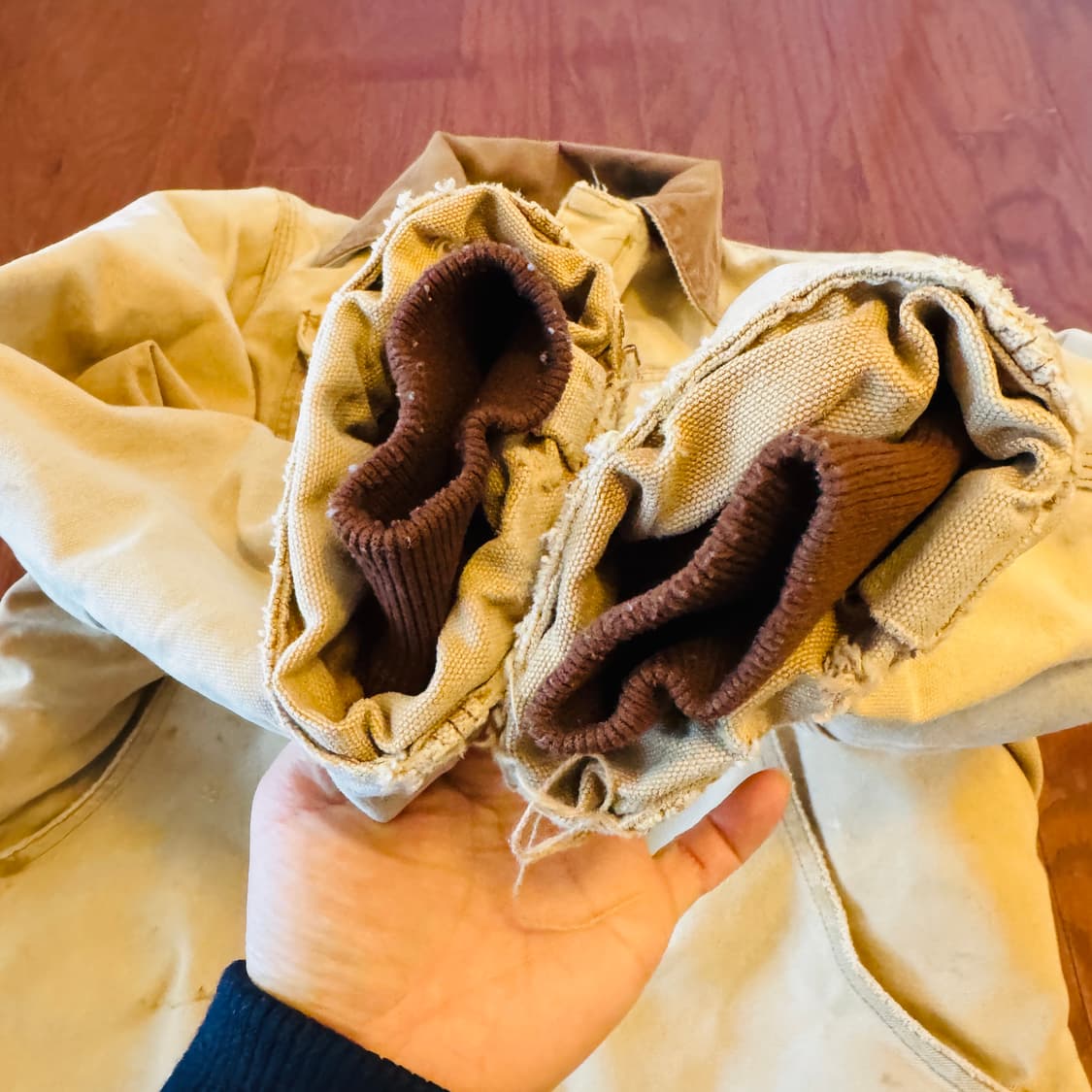 [세일]칼하트 C03 샌드스톤 초어자켓 페이딩 XL~2XL 빈티지 덕캔 상품이미지4