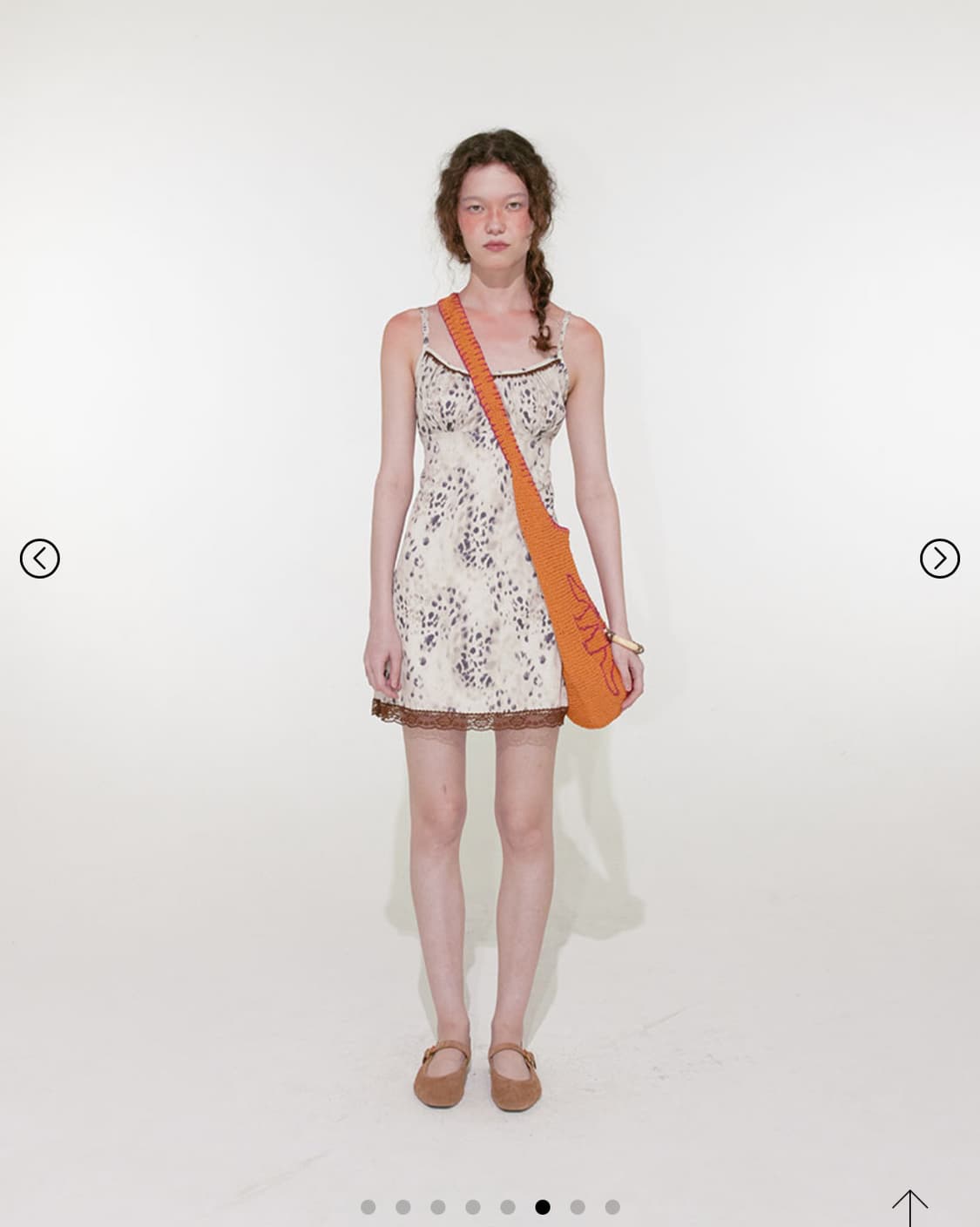 루루서울 Leopard Lace Mini Dress (Brown)  상품이미지1