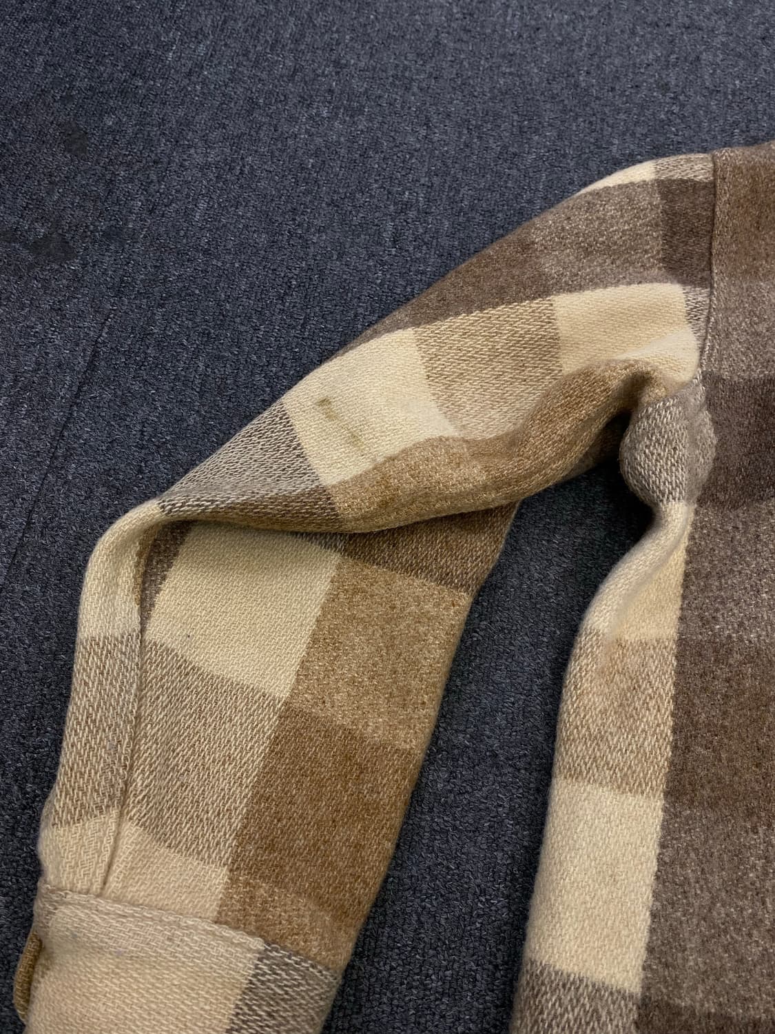 70s Woolrich 울리치 체크 울 셔츠 자켓 상품이미지7