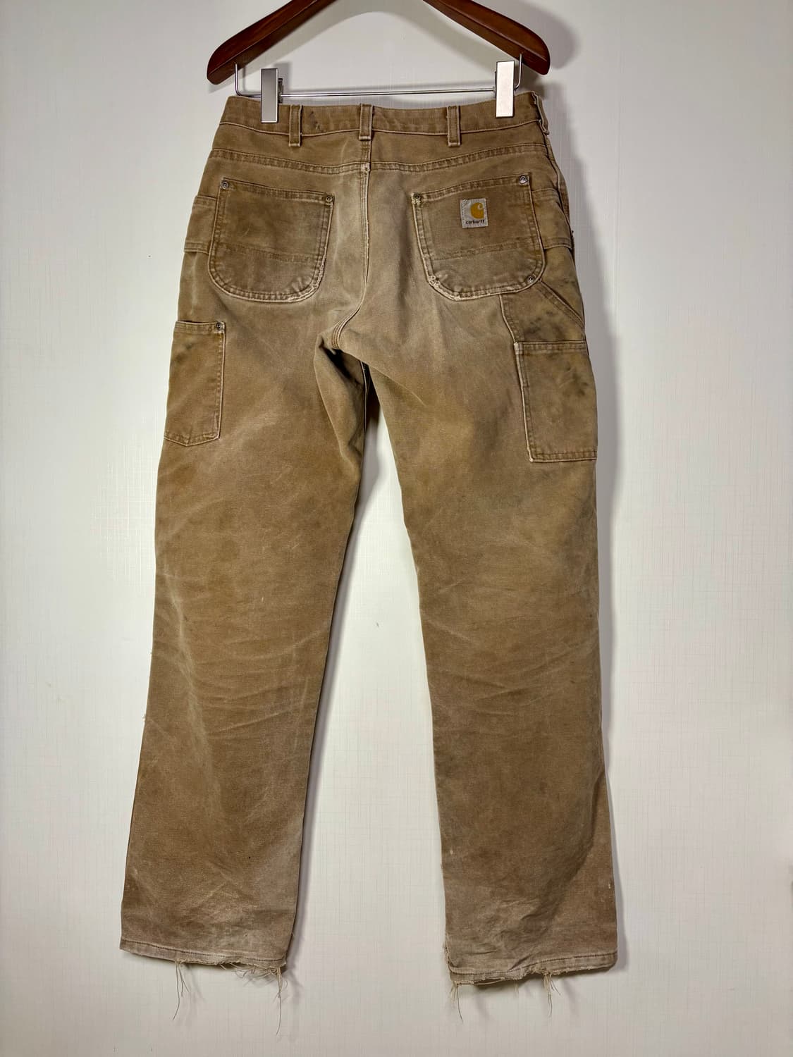 29)90s 칼하트 빈티지 더블니 워크팬츠 브라운 상품이미지2