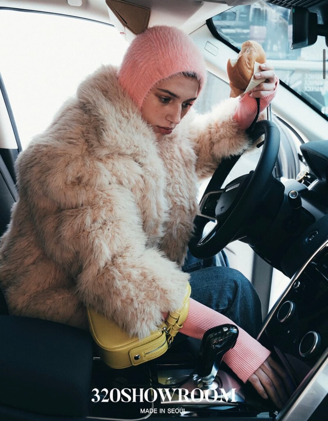 320SHOWROOM 에코 퍼자켓 베이지 상품이미지3