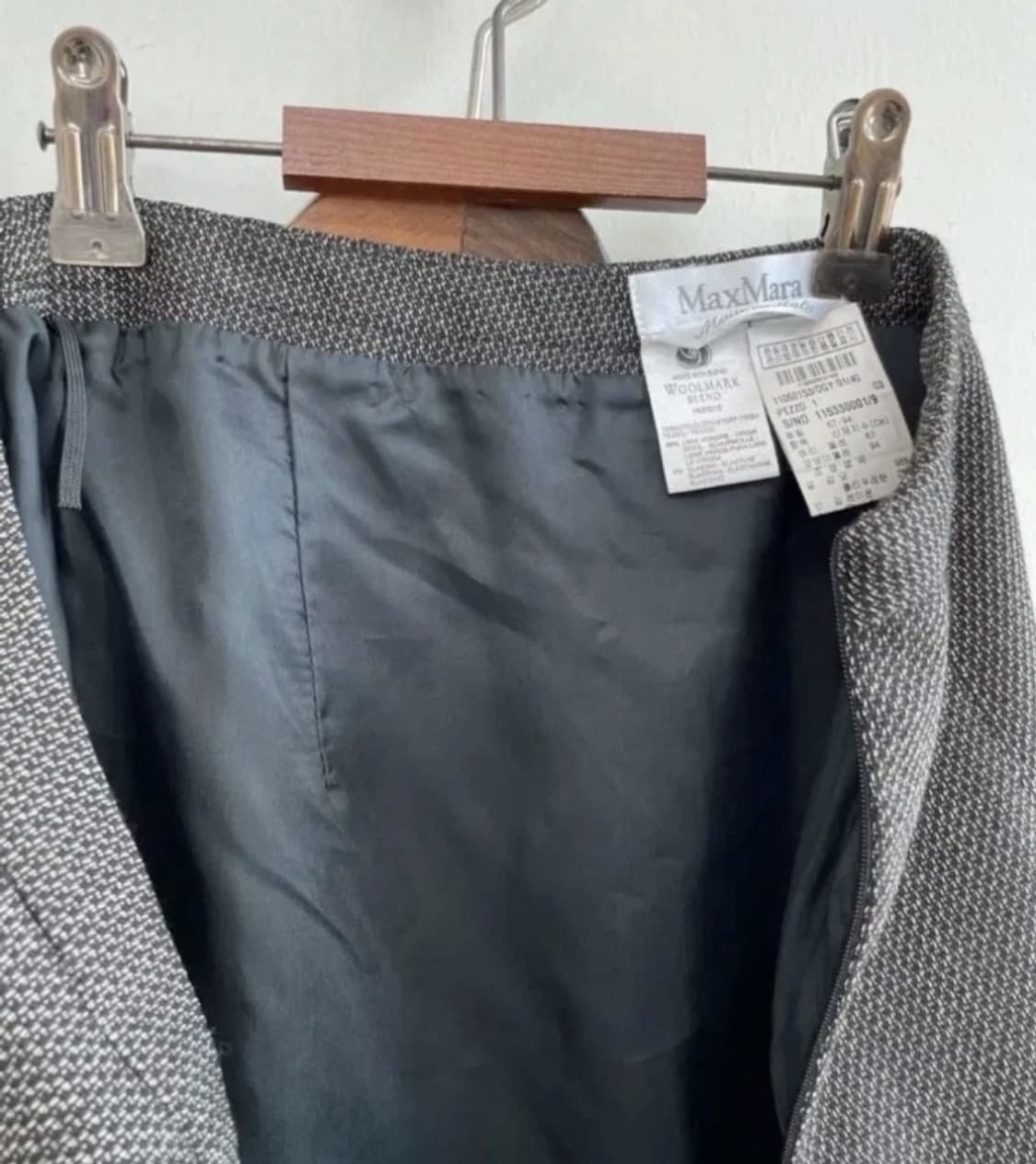 MaxMara 막스마라 고급스러운 트위드 머메이드 스커트 66사이즈 상품이미지8