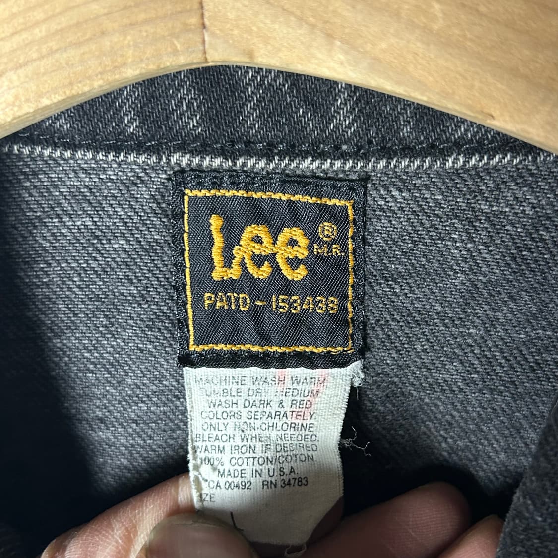 [Lee] 리 90's USA 워싱 데님자켓 상품이미지5