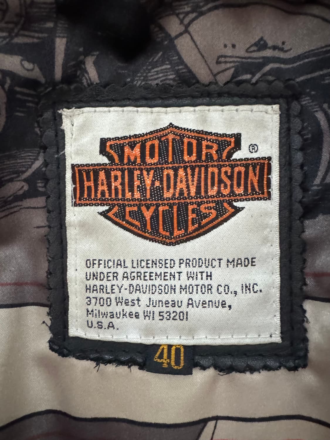 할리 데이비슨 라이더 자켓 105sz 상품이미지2