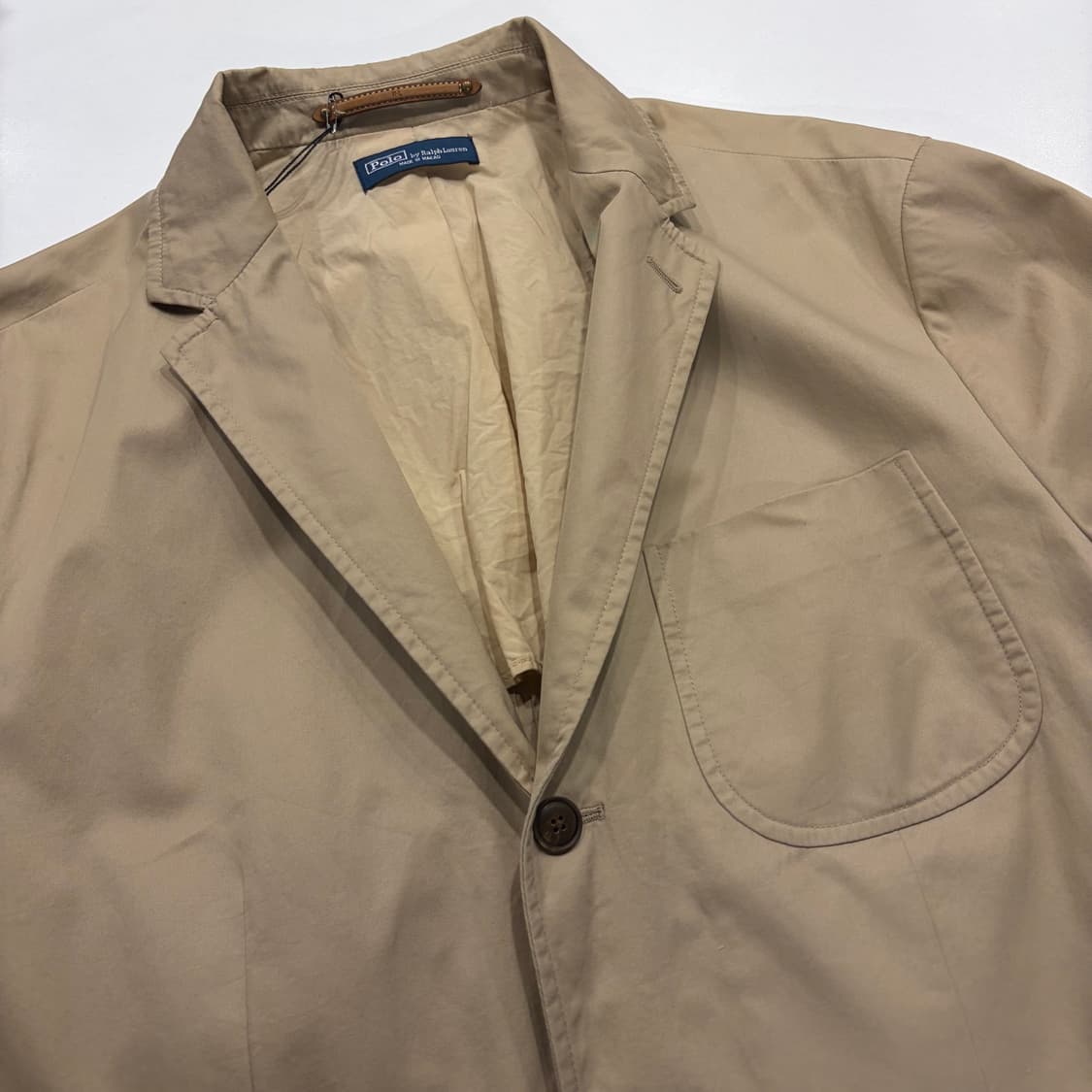[46] 폴로 랄프로렌 베이지색 블레이저 자켓 C284 상품이미지3
