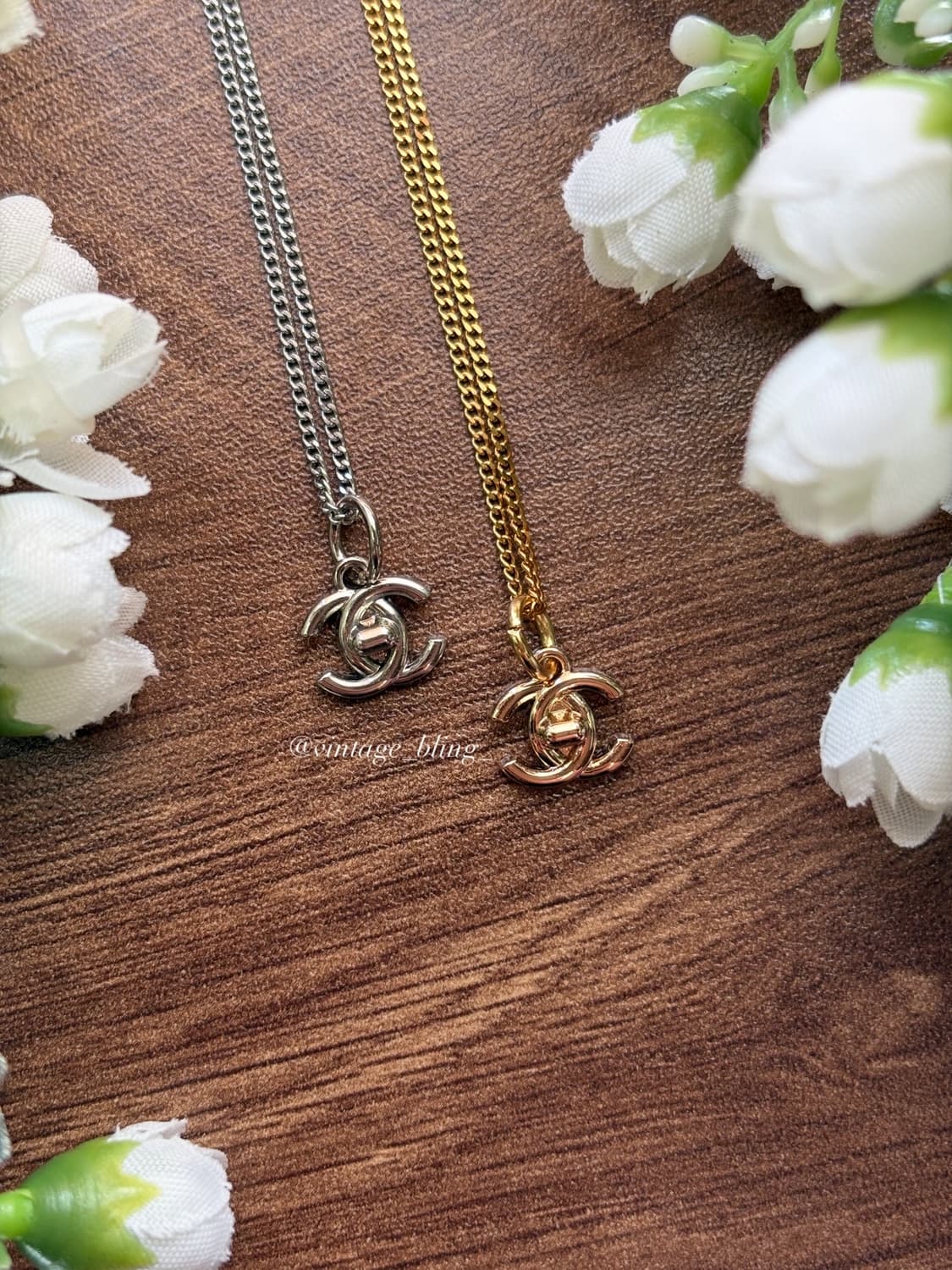 샤넬 미니 턴락 목걸이 상품이미지1