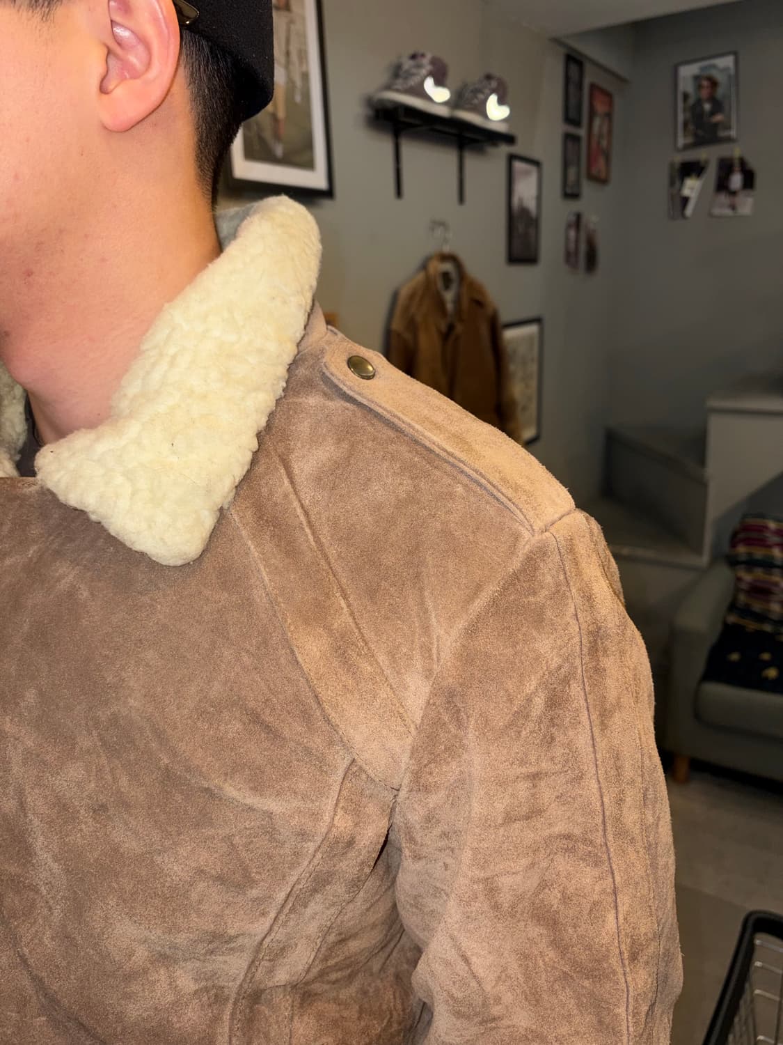 80’s Wilsons Leather rider heavy suede 상품이미지4