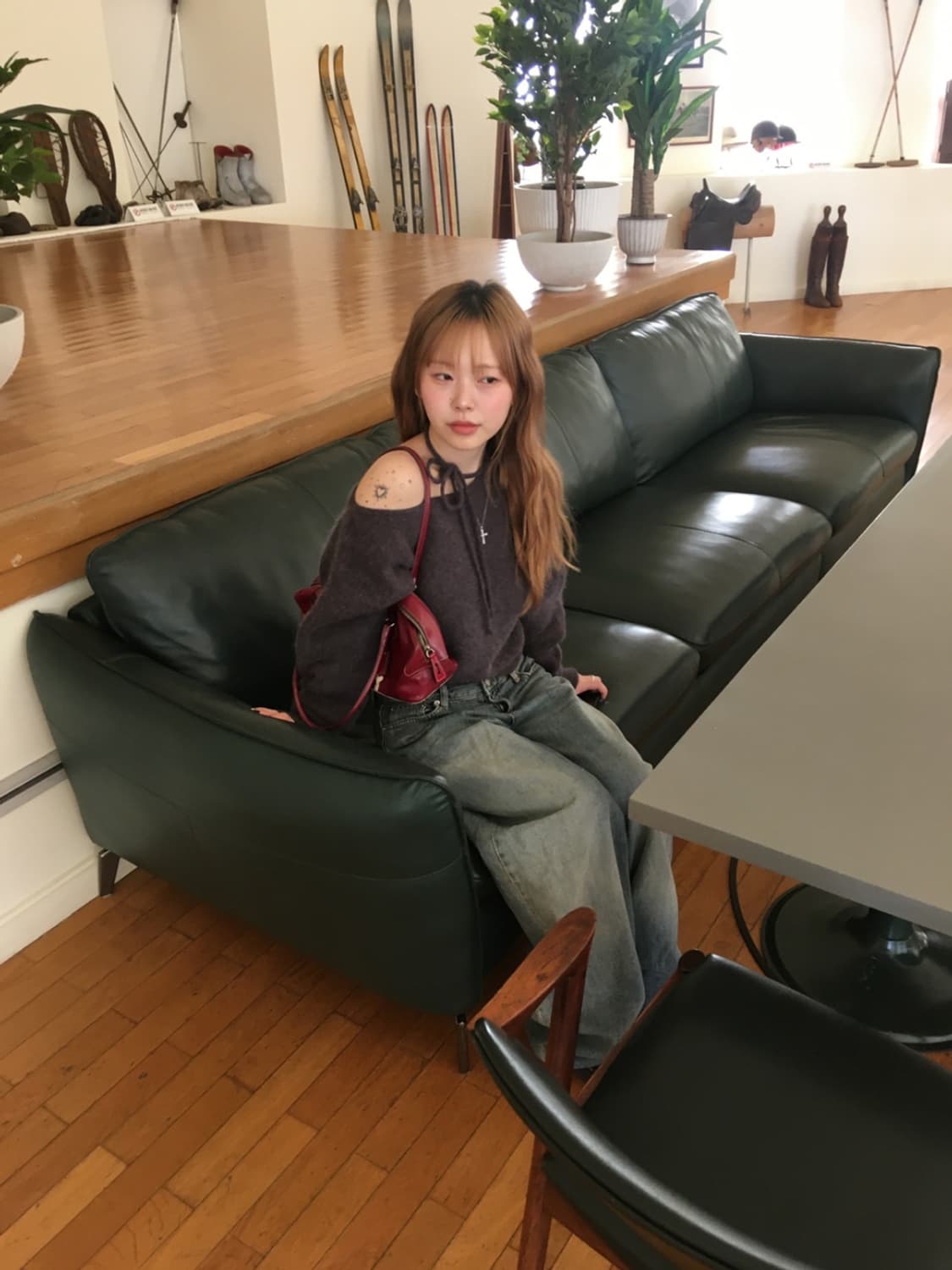 아워캐비넷 언발 니트 상품이미지2