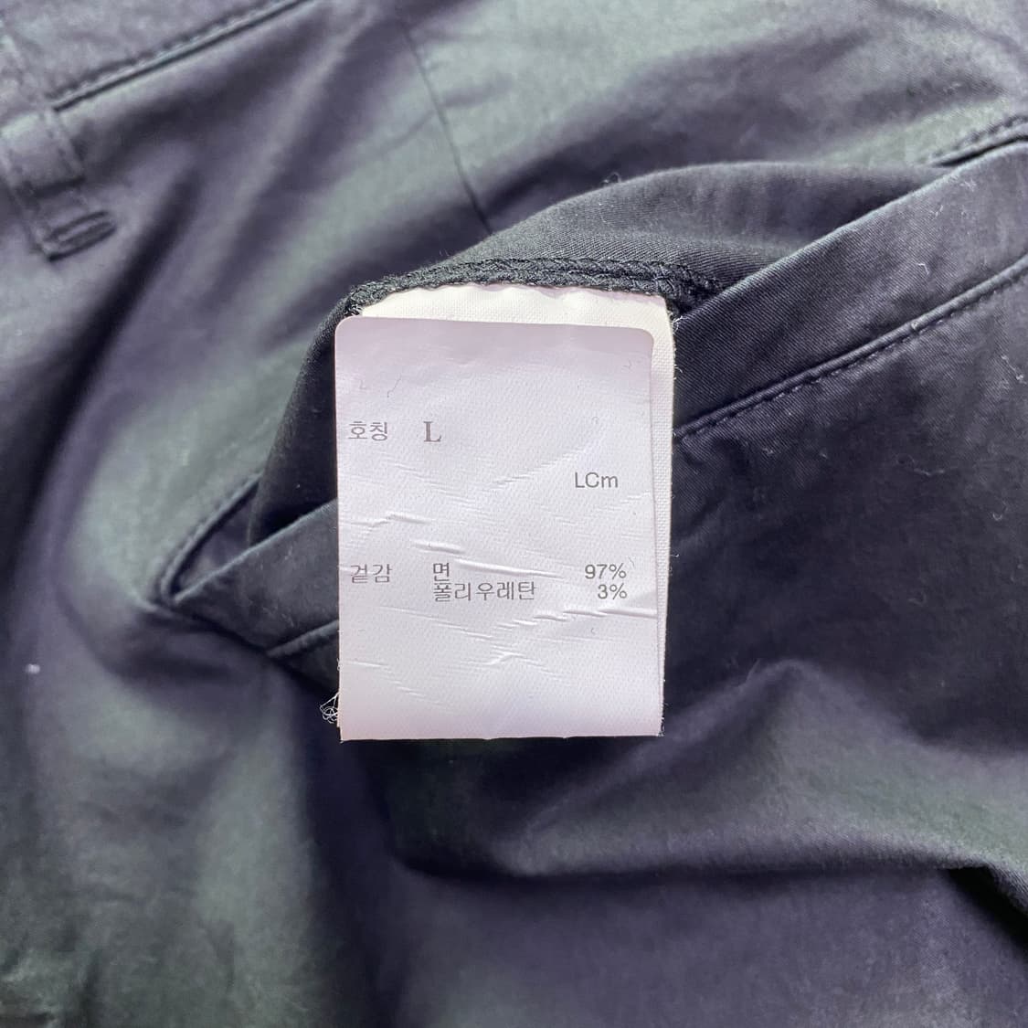 AMOMENTO 아모멘토 스냅 가르송팬츠 블랙 L 상품이미지6