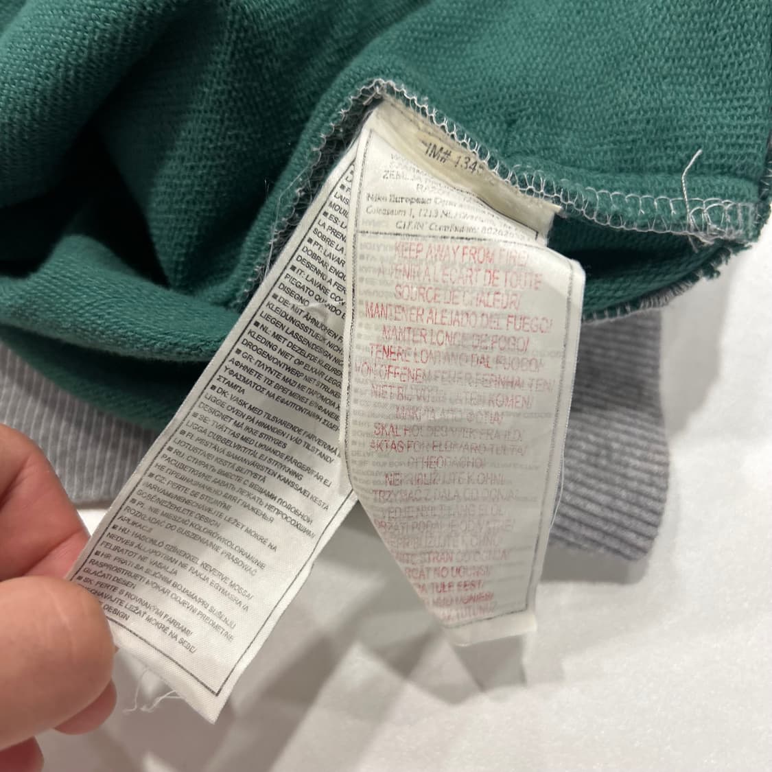 [2XL] 나이키 빈티지 나그랑 그린 넘버7 후드 집업 A622 상품이미지6