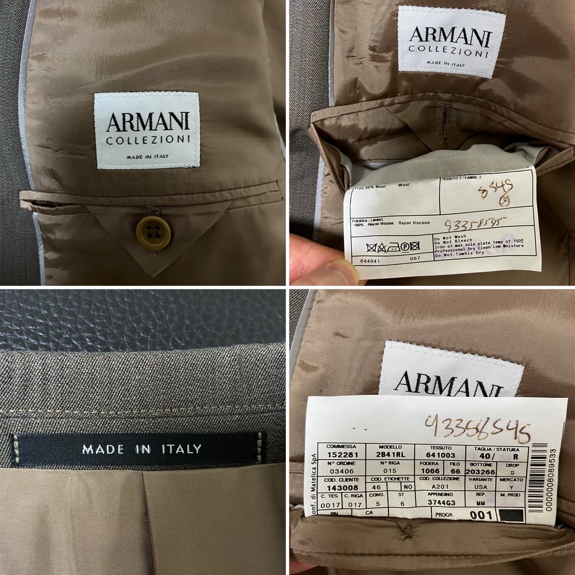 ARMANI COLLEZIONI SUIT 상품이미지4