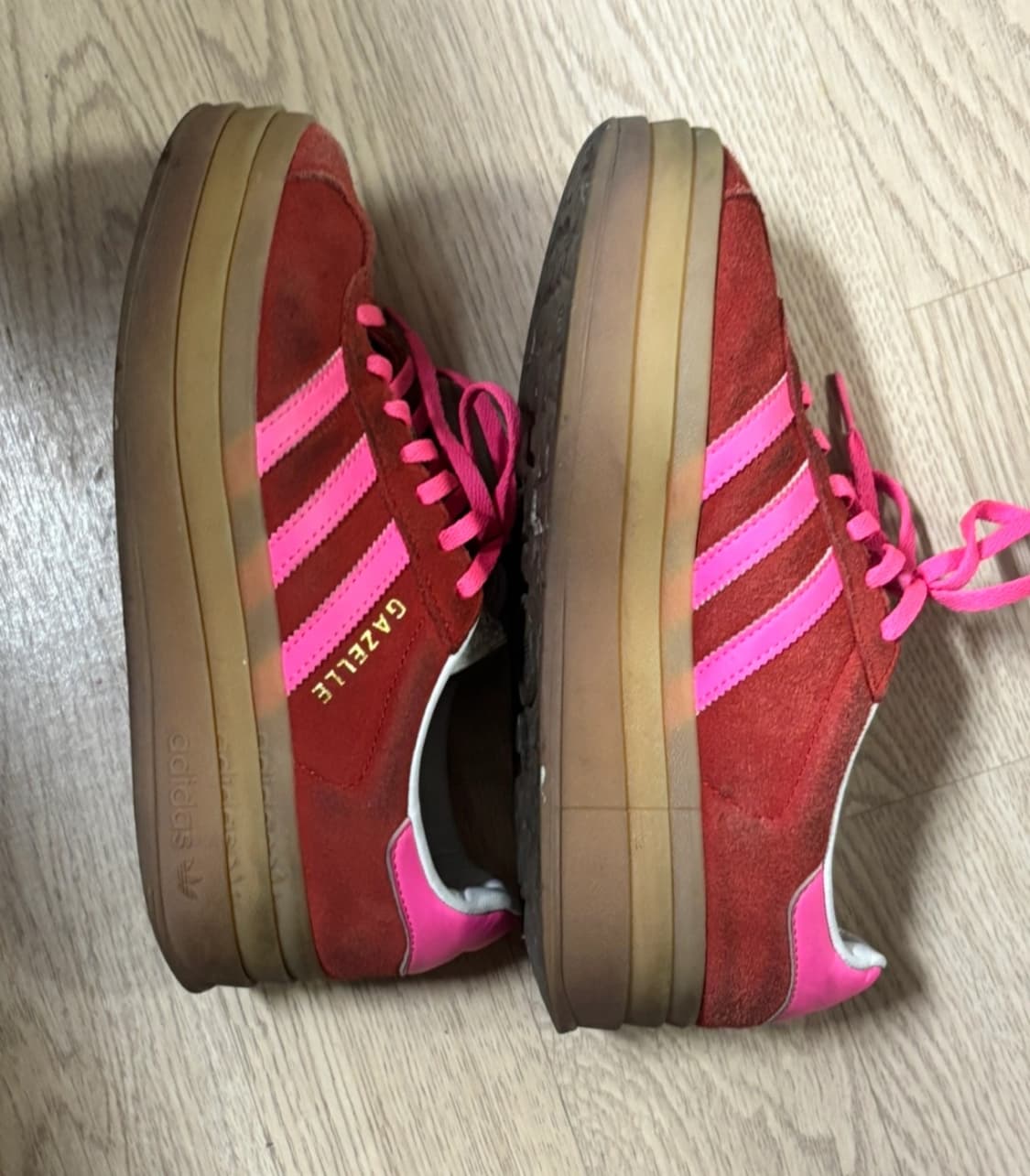 아디다스 가젤 볼드 레드 핑크 상품이미지2