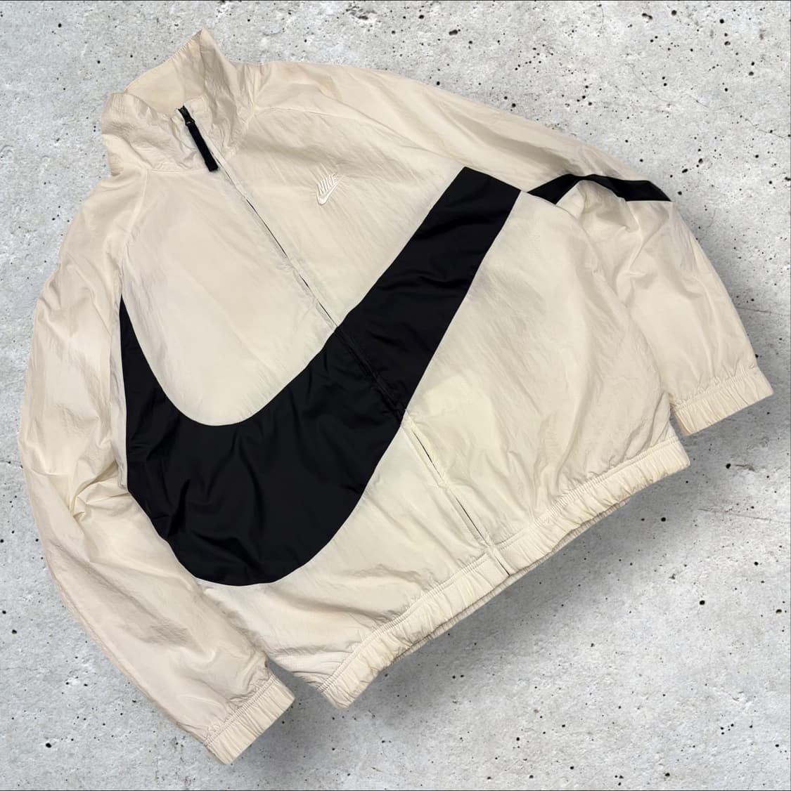[XL] 나이키 빅스우시 우븐 바람막이 화이트 블랙 C445 상품이미지1