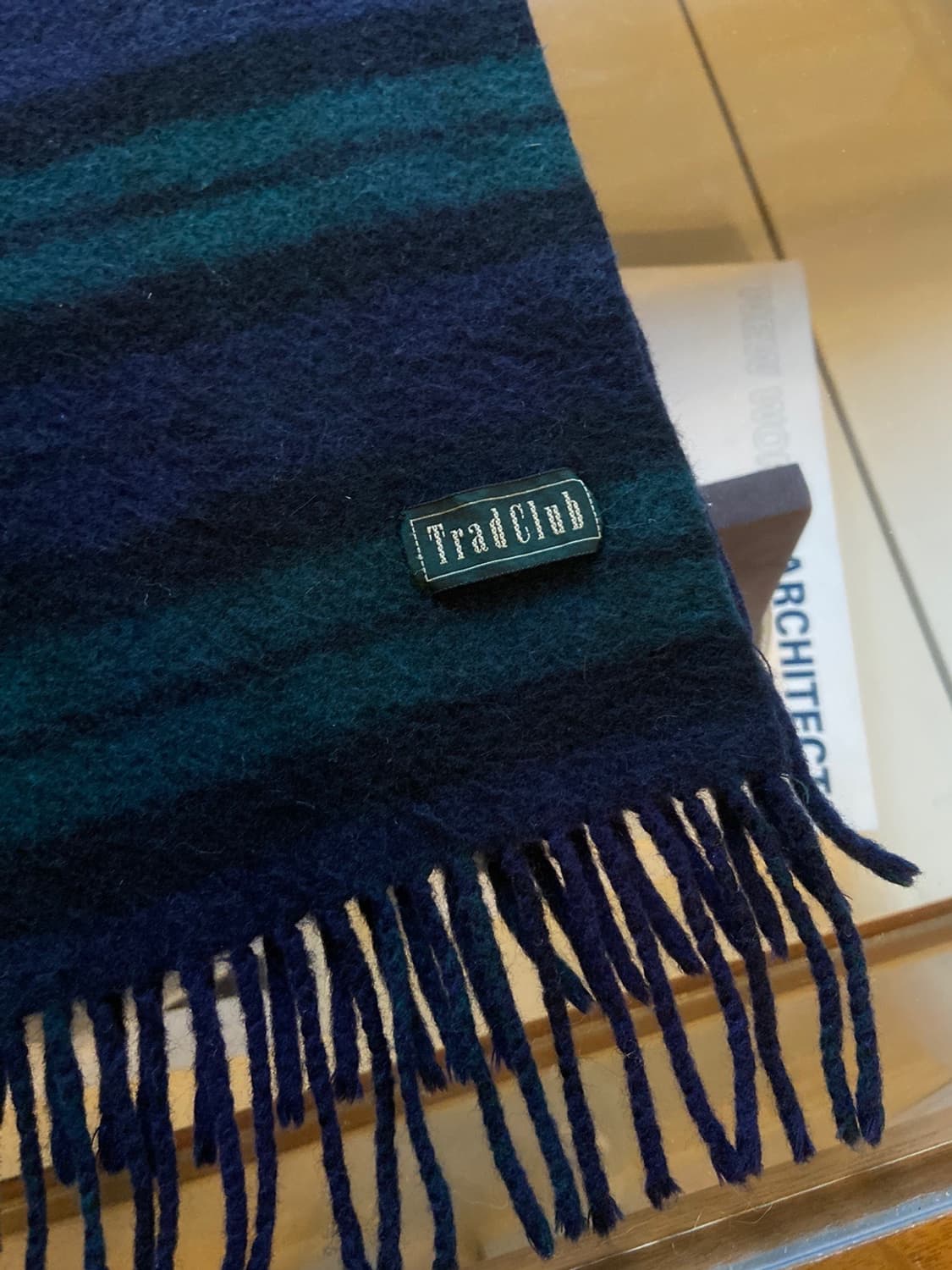 트래드클럽 블랙와치 램스울 머플러 상품이미지6